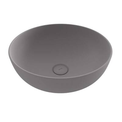Bocchi Vessel Yuvarlak Kase Çanak Lavabo 38 cm Mat Gri 1494-006-0125 - 1