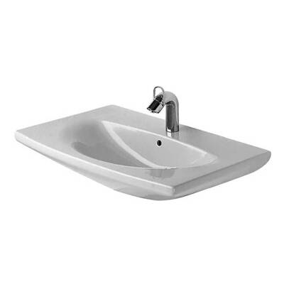 Duravit Caro Lavabo 70 Cm Tek Batarya Delikli Beyaz 0434700000 - 2