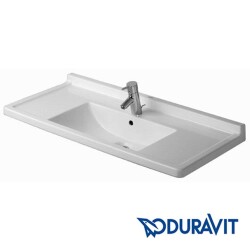 Duravit Starck 3 Etajerli Lavabo 105 Cm Beyaz 0304100000 - DURAVİT
