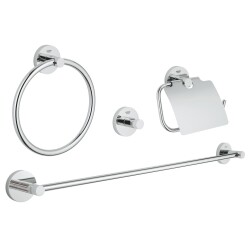 Grohe Essentials 4'Ü Bir Arada Banyo Aksesuar Seti - 40776001 - GROHE