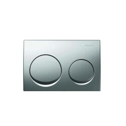 Geberit Alpha20 Kumanda Paneli Mat Krom Çift Basmalı 115.040.46.5 - GEBERİT