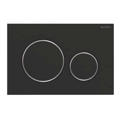 Geberit Sigma20 Kumanda Paneli Çift Basmalı Mat Siyah/Parlak-115.882.14.1 - GEBERİT