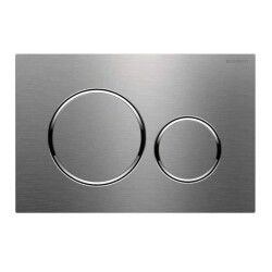 Geberit Sigma20 Kumanda Paneli Çift Basmalı Paslanmaz Çelik - 115.882.SN.1 - GEBERİT