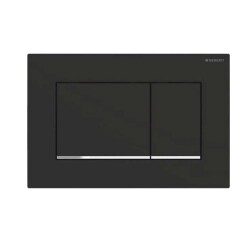 Geberit Sigma30 Kumanda Paneli Çift Basmalı Mat Siyah/Parlak 115.883.14.1 - GEBERİT