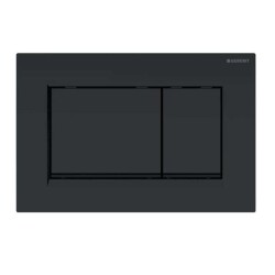 Geberit Sigma30 Kumanda Paneli, Çift Basmalı, Mat Siyah/Siyah 115.883.16.1 - GEBERİT