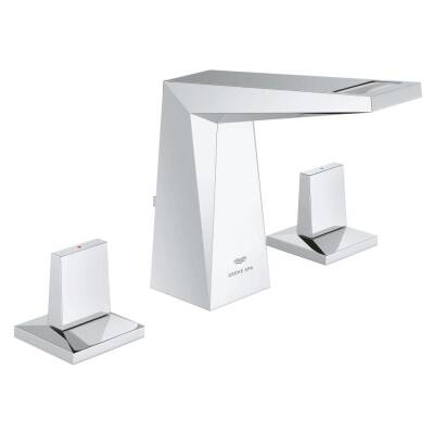 Grohe Allure Brilliant 3 Delikli Lavabo Bataryası M-Boyut - 20626000 - 1