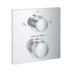 Grohe Allure Thermostat For Concealed İnstallation With 2 - Way Diverter Head Shower/Hand Shower - 29181002 - GROHE