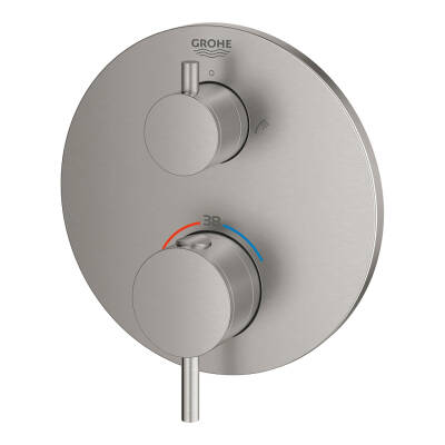 Grohe Ankastre Term. Banyo Bat. 2 Çık. Atrio Super Steel-24138DC3 - 3