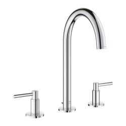 Grohe Atrio 3 Delikli Lavabo Bataryası L-Boyut - 20649000 - GROHE