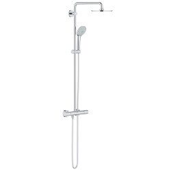 Grohe Euphoria System 210 Duvara Monte Termostatik Bataryalı Duş Sistemi - 27964000 - GROHE
