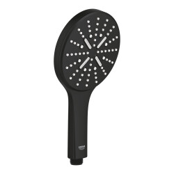 Grohe El Duşu 3 Akışlı 13 cm SmartActive Phantom Black - 22127KF0 - 1