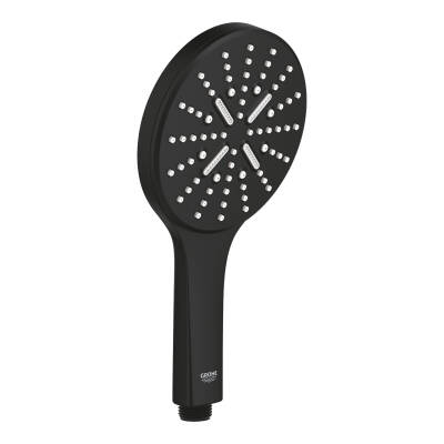 Grohe El Duşu 3 Akışlı 13 cm SmartActive Phantom Black - 22127KF0 - 1