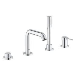 Grohe Essence 4 Delikli Küvet Bataryası - 25251001 - GROHE