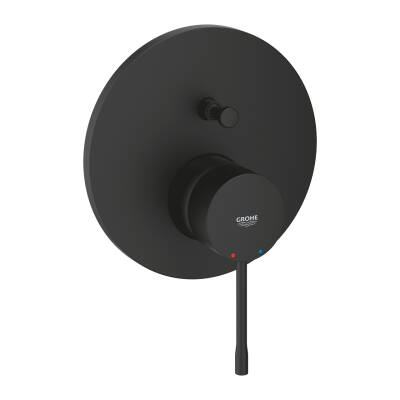 Grohe Essence Ankastre Banyo Duş Bataryası 2 Çıkışlı Divertörlü Phantom Black - 24167KF1 - 2