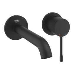 Grohe Essence Lavabo Bataryası İki Delikli Phantom Black - 29192KF1 - 1