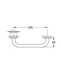 Grohe Essentials Banyo Tutamağı Tutunma Barı - 1024712430 - 2