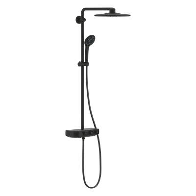 Grohe Euphoria SmartControl System 310 Duo Duvara Monte Termostatik Bataryalı Duş Sistemi Phantom Black - 22120KF0 - 1