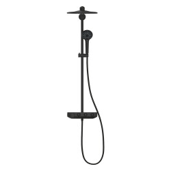 Grohe Euphoria SmartControl System 310 Duo Duvara Monte Termostatik Bataryalı Duş Sistemi Phantom Black - 22120KF0 - 2