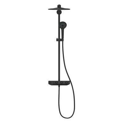 Grohe Euphoria SmartControl System 310 Duo Duvara Monte Termostatik Bataryalı Duş Sistemi Phantom Black - 22120KF0 - 2