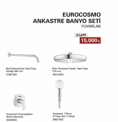 GROHE Eurocosmo Ankastre Banyo SetiYuvarlak - 1