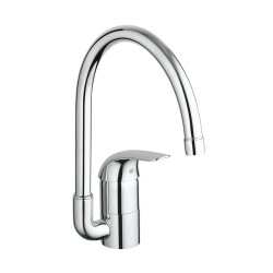 Grohe Euroeco Tek Kumandalı Eviye Bataryası - 32752000 - GROHE