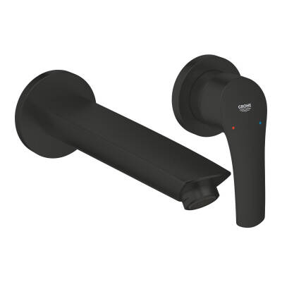 Grohe Eurosmart İki Delikli Lavabo Bataryası M-Boyut Mat Siyah - 293382433 - 1