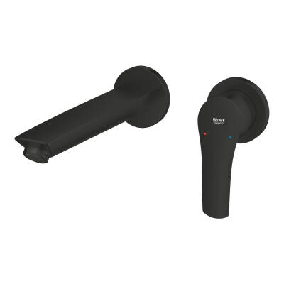 Grohe Eurosmart İki Delikli Lavabo Bataryası M-Boyut Mat Siyah - 293382433 - 2