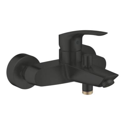 Grohe Eurosmart Tek Kumandalı Banyo Bataryası 1/2 Mat Siyah - 333002433 - 1