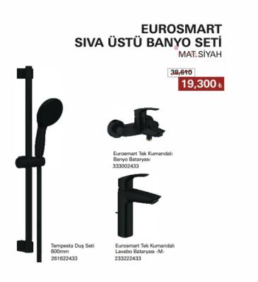 GROHE EurosmartSıva Üstü Banyo Seti Mat Siyah - 1