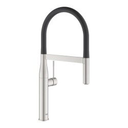 Grohe Eviye Bataryası Spiralli 2 Fonk Essence Paslanmaz Çelik - 30503DC0 - GROHE