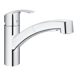 Grohe Eviye Bataryası Spiralli 2 Fonk. Eurosmart Krom - 30305000 - GROHE