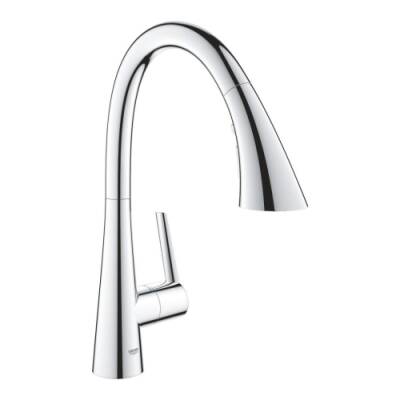 Grohe Eviye Bataryası Spiralli 2 Fonksiyonlu Zedra Krom- 32294002 - 1