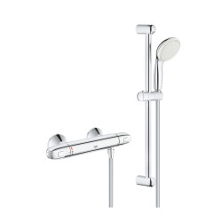 Grohe Grohtherm 1000 Termostatik Duş Bataryası / Duş Seti Dahil - 34820004 - GROHE