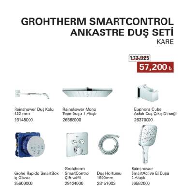 GROHE Grohtherm Smartcontrol Ankastre Duş Seti - 1