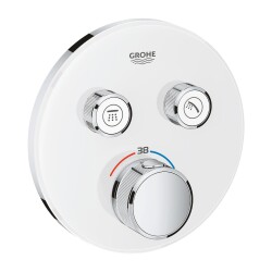 Grohe Grohtherm Smartcontrol Çift Valfli Akış Kontrollü, Ankastre Termostatik Duş Bataryası - 29151LS0 - GROHE