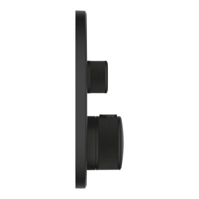 Grohe Grohtherm Smartcontrol Çift Yönlü Ankastre Termostatik Duş Bataryası Phantom Black - 29507KF0 - 3