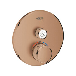 Grohe Grohtherm Smartcontrol Tek Valfli Akış Kontrollü, Ankastre Termostatik Duş Bataryası - 29118DL0 - GROHE