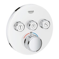 Grohe Grohtherm Smartcontrol Üç Valfli Akış Kontrollü, Ankastre Termostatik Duş Bataryası - 29904LS0 - GROHE