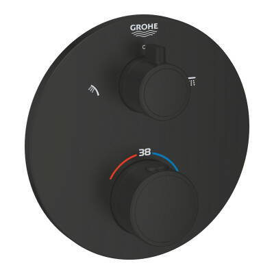 Grohe Grohtherm Termostatik Banyo/Duş Bataryası 2 Çıkışlı Divertörlü - 1022082430 - 1