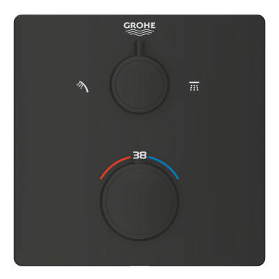 Grohe Grohtherm Termostatik Banyo/Duş Bataryası 2 Çıkışlı Divertörlü - 1022092430 - 2