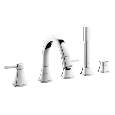 Grohe Küvet Bataryası 5 Delikli Grandera Krom - 19919000 - 3