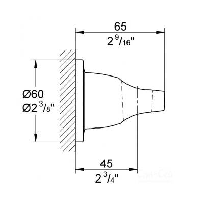 Grohe Ondus Duş Askısı Beyaz - 27188LS0 - 2