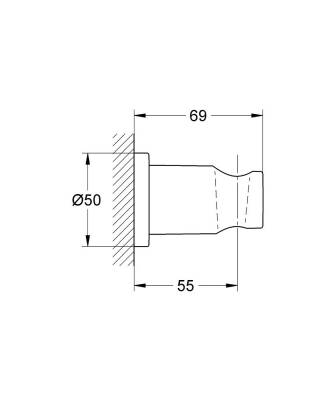 Grohe Rainshower El Duşu Askısı - 27074BE0 - 2