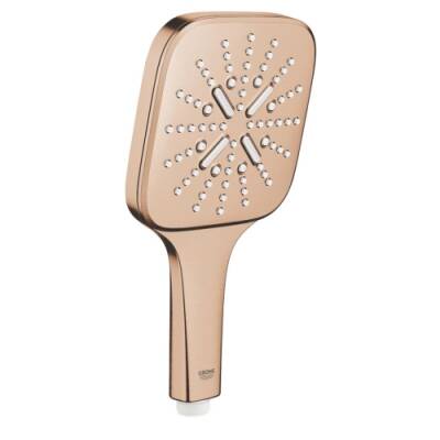 Grohe Rainshower SmartActive 130 Cube El Duşu 3 Akışlı Brushed Warm Sunset - 26582DL0 - 1