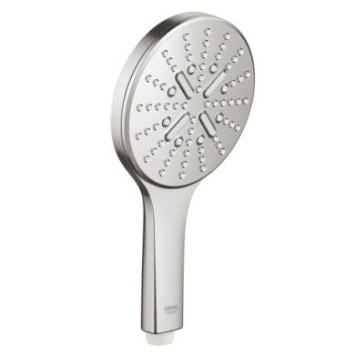 Grohe Rainshower Smartactive 130 El Duşu 3 Akışlı SuperSteel - 26574DD0 - 1