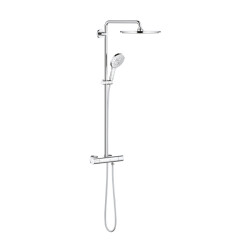 Grohe Rainshower Smartactive 310 Duvara Monte Termostatik Bataryalı Duş Sistemi - 27968001 - GROHE