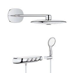 Grohe Rainshower System Smartcontrol Duo 360 Termostatik Yarı Ankastre Duş Bataryası - 26443000 - GROHE