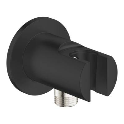 Grohe Relexa Duş Çıkış Dirseği El Duş Askılı Mat Siyah – 286282431 - 1