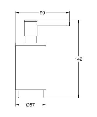 Grohe Selection Sıvı Sabunluk Phantom Black - 41218KF0 - 2