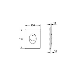 Grohe Skate Air Kumanda Paneli 38505KF0 - GROHE